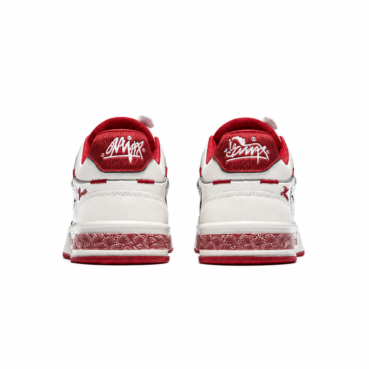 ONMAX Sailboat Koi Platform Sneakers - Horse Year Red - View 3
