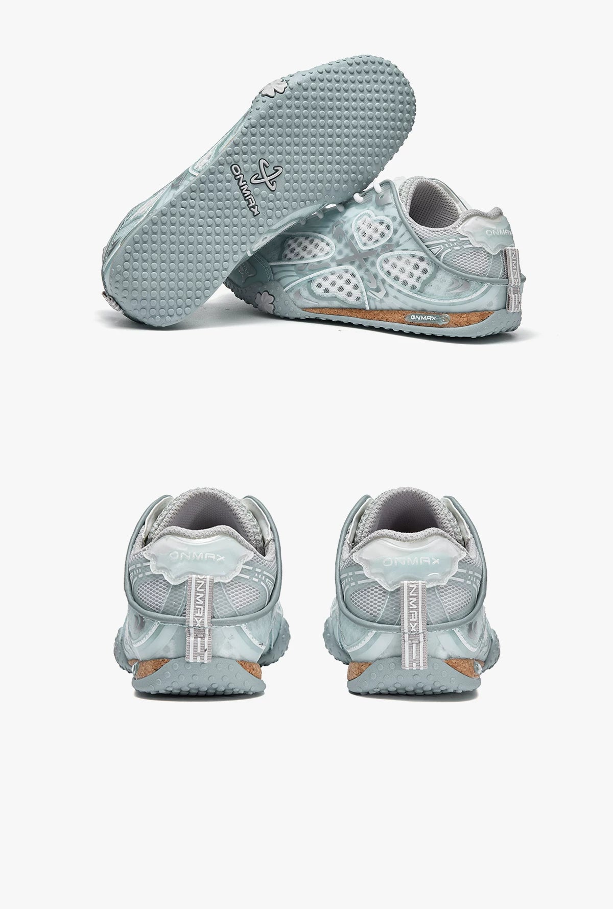 ONMAX Clover Sneakers - Rocking Ice Blue - View 3