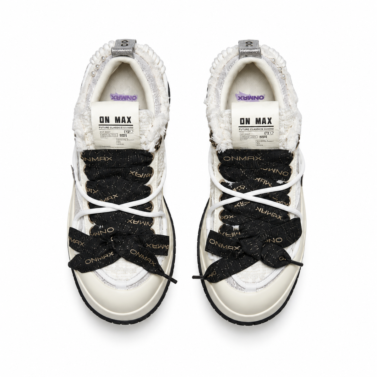 ONMAX Camellia Canvas Platform Sneakers - Camellia Yardang - View 2
