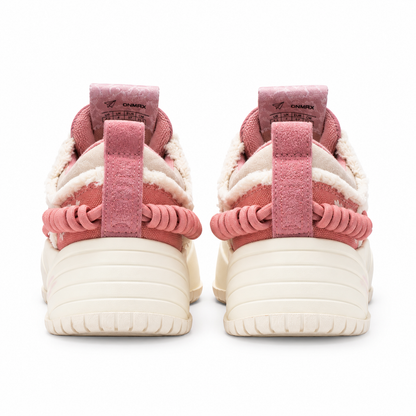 ONMAX Paper Plane Canvas Platform Sneakers - Sakura Pink - View 3