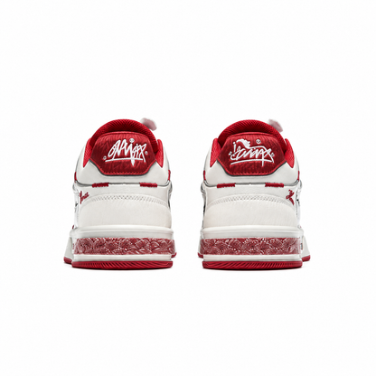 ONMAX Sailboat Koi Platform Sneakers - Horse Year Red - View 3