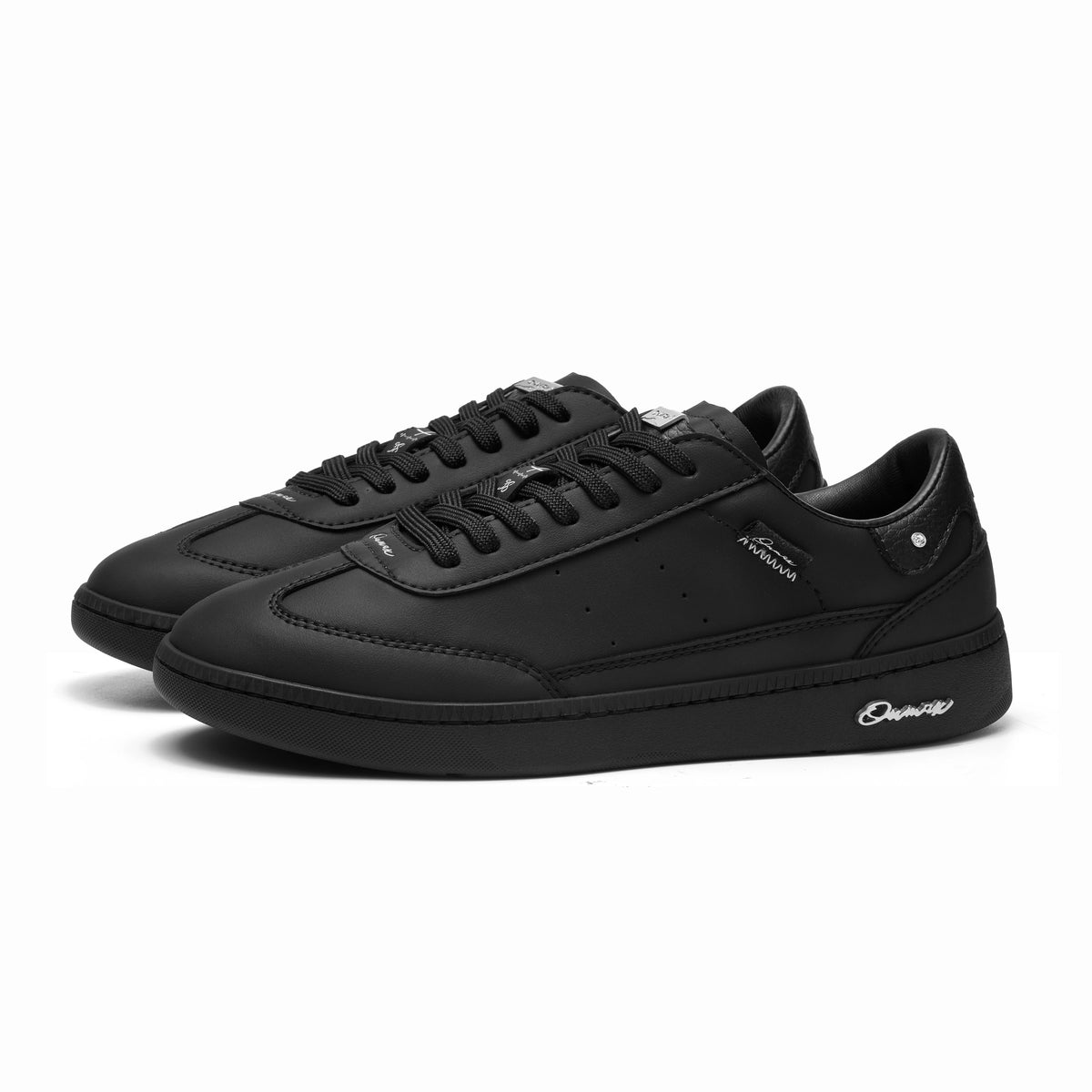 ONMAX Simple T-Toe Sneakers - Minimalist Black - View 1