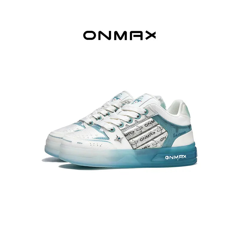ONMAX Sailboat Platform Sneakers - Ice Blue - View 1