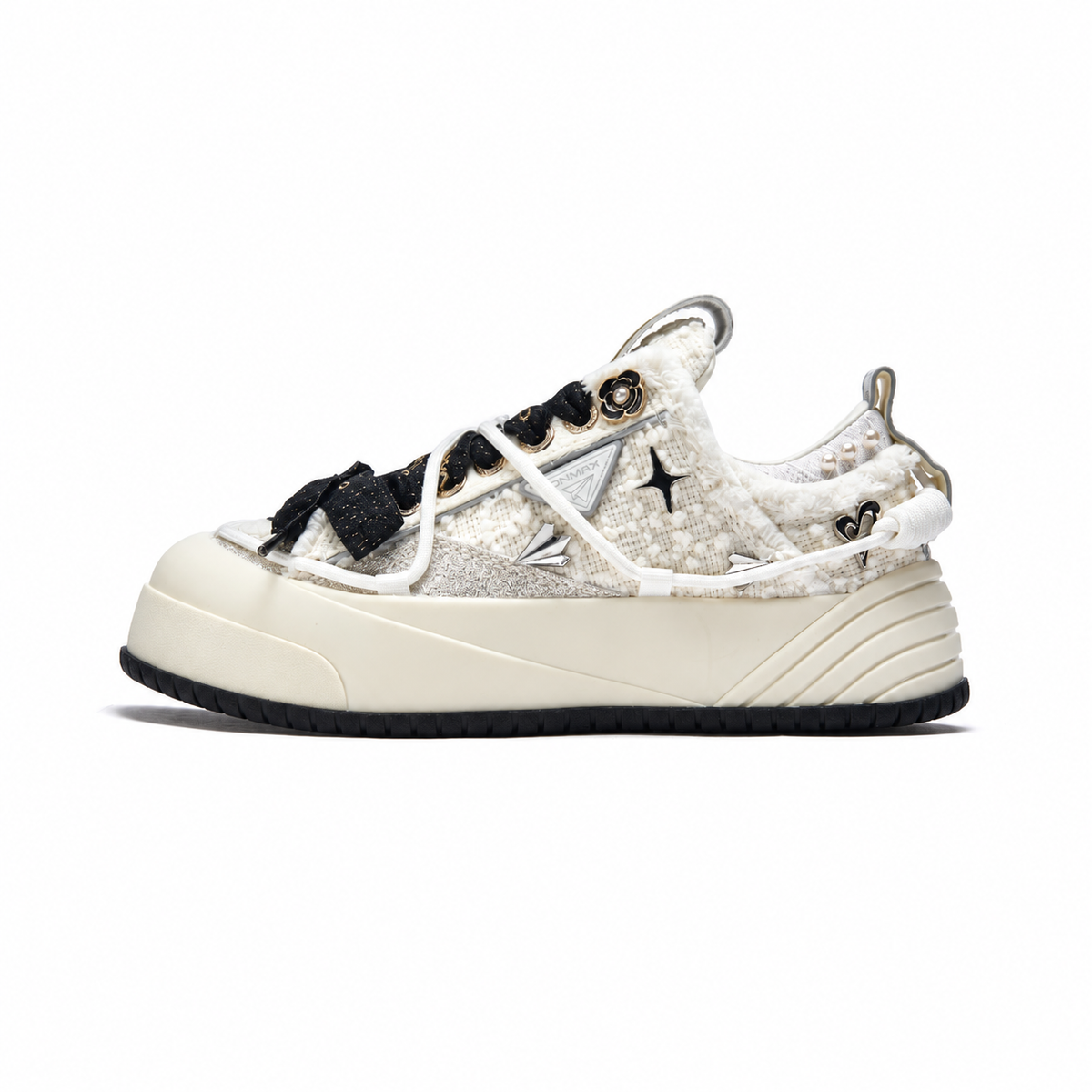 ONMAX Camellia Canvas Platform Sneakers - Camellia Yardang - View 1