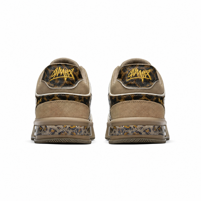 ONMAX Sailboat Leopard Panel Platform Sneakers - Leopard - View 2