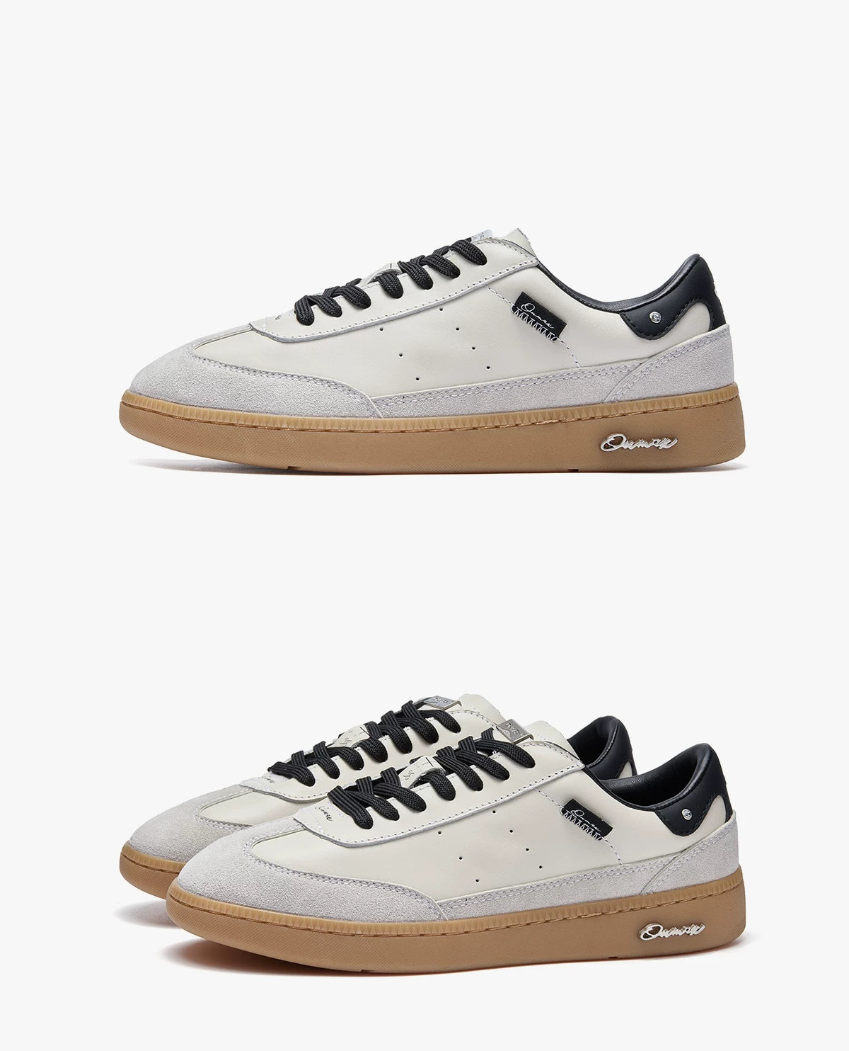 ONMAX Simple T-Toe Sneakers - Minimalist White - View 2