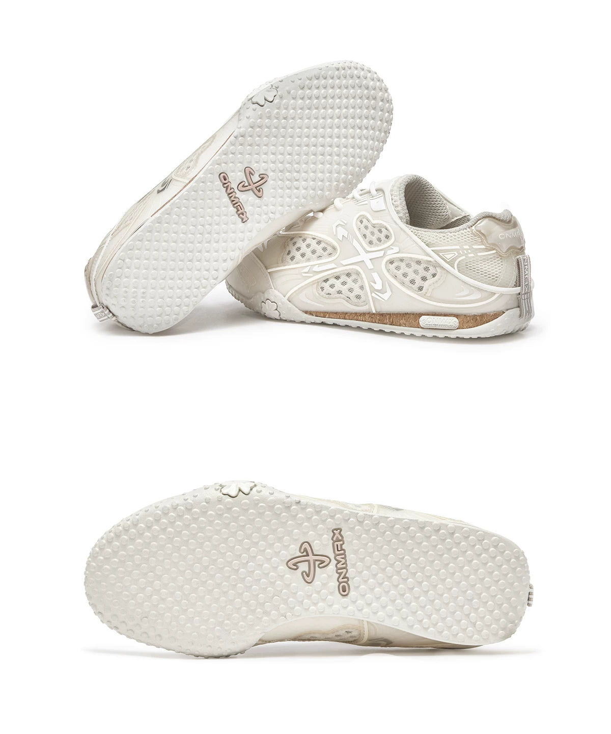 ONMAX Clover Sneakers - Rocking Cloud White - View 3