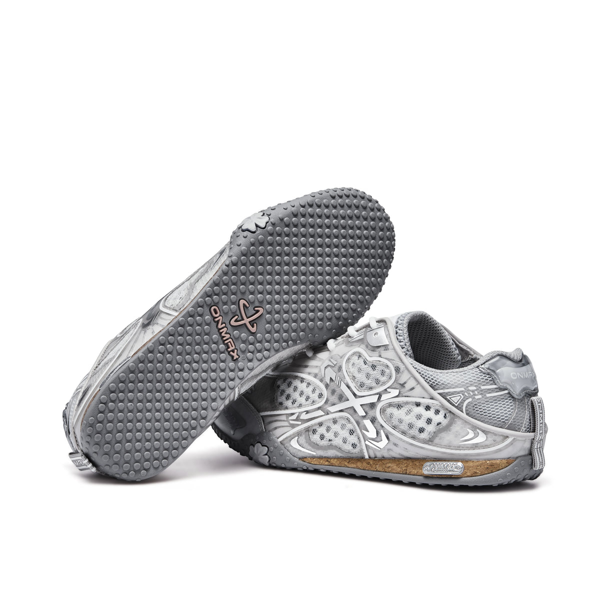 ONMAX Clover Sneakers - Silver Grey - View 2