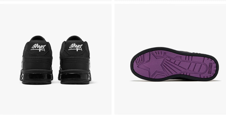 ONMAX Sailboat Platform Sneakers - Black Purple