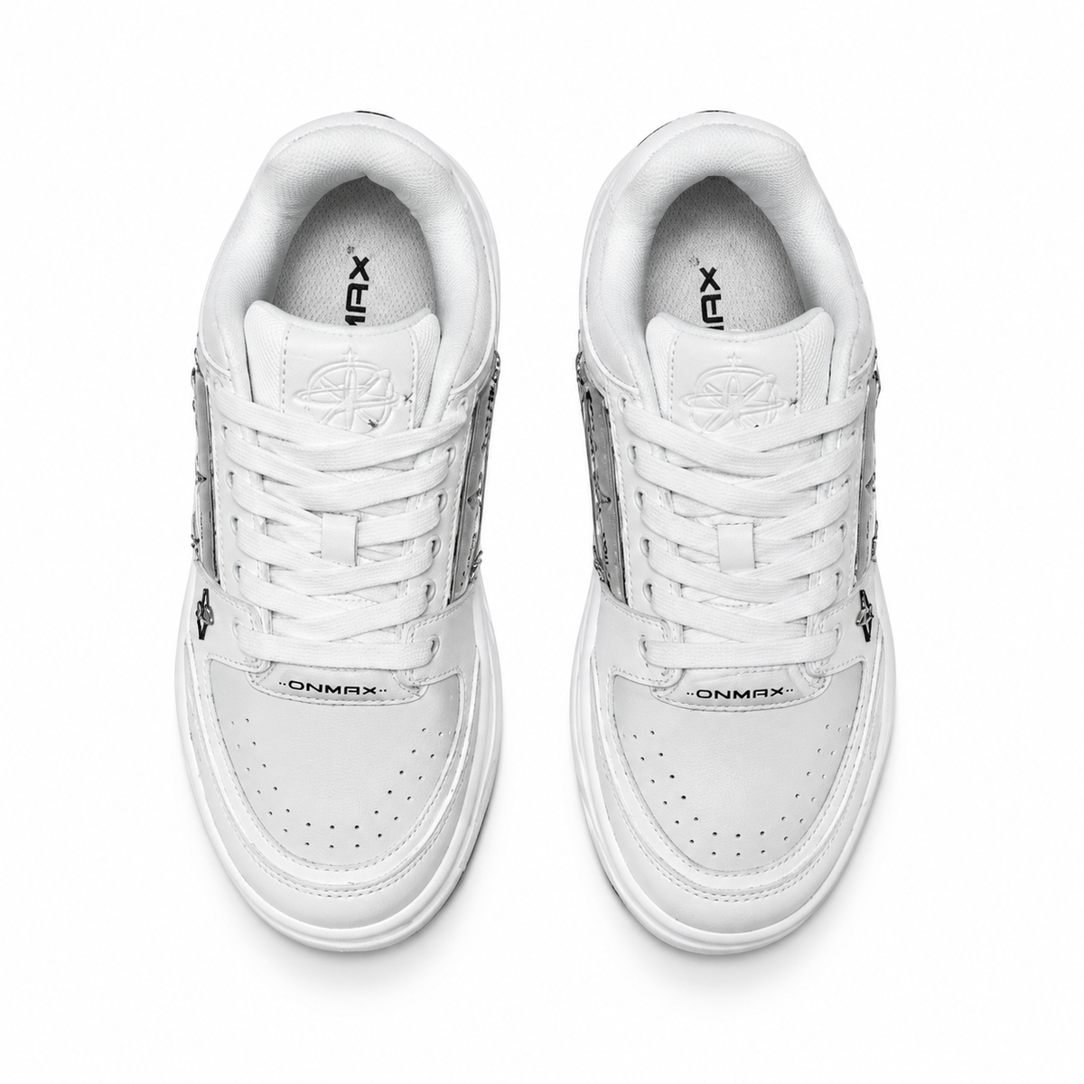 ONMAX Sailboat Platform Sneakers - White Red - View 2